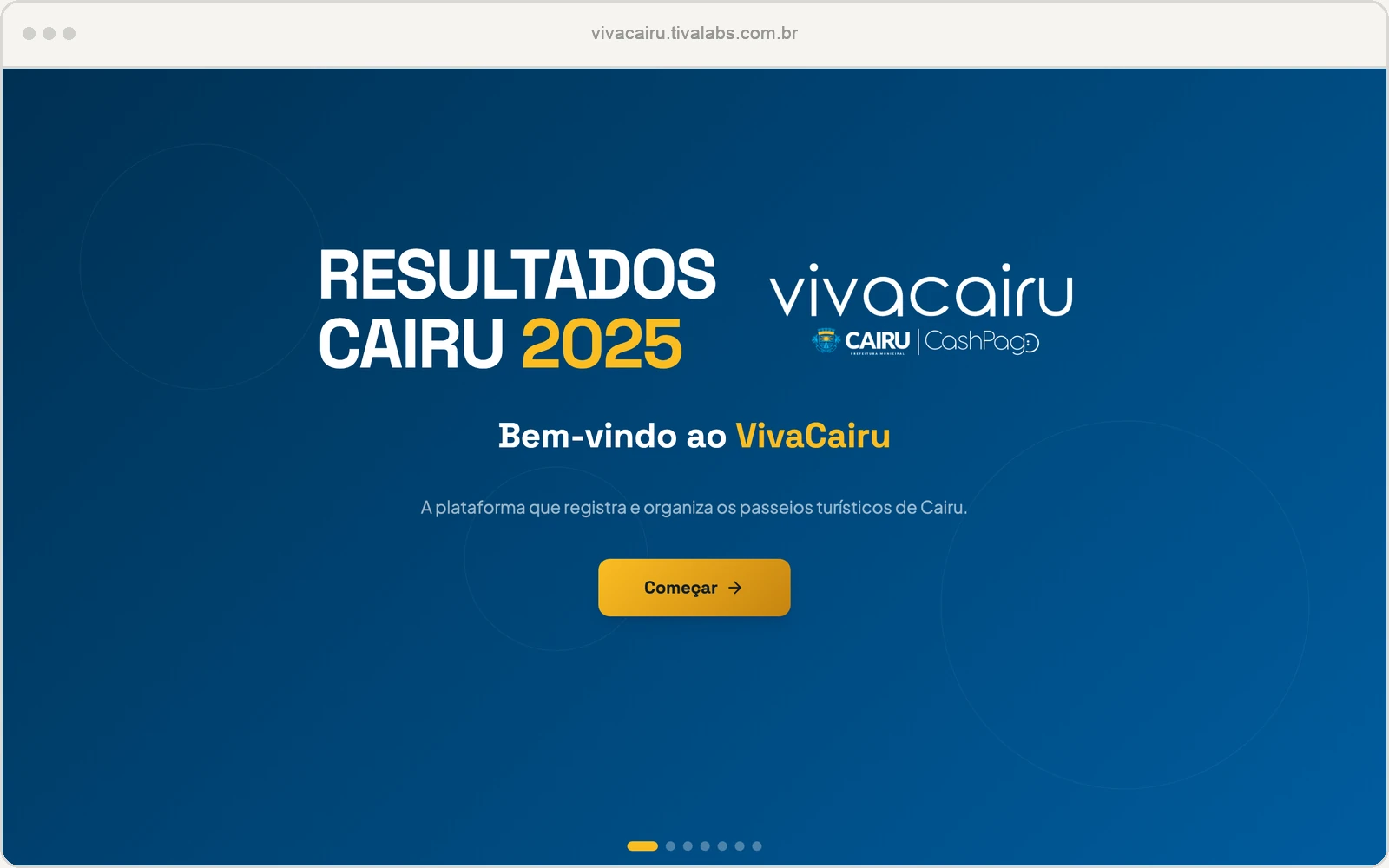 Site público Viva Cairu
